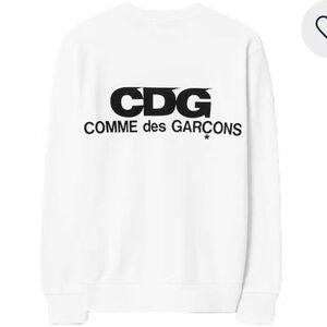 Comme des Garcons Men’s Logo Printed Sweatshirt
White 2024